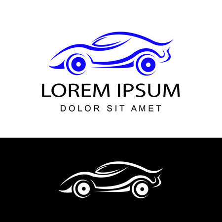 automotive car logo template design vectorのイラスト素材