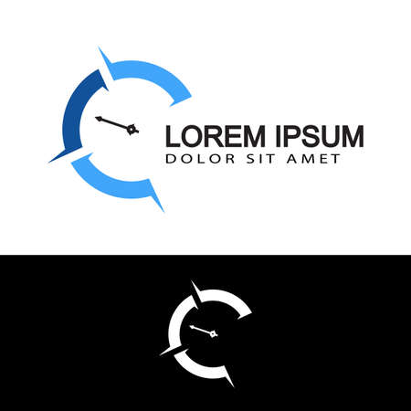 compass logo template design vectorのイラスト素材
