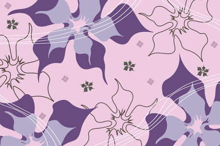hand drawn minimal abstract backgroundのイラスト素材