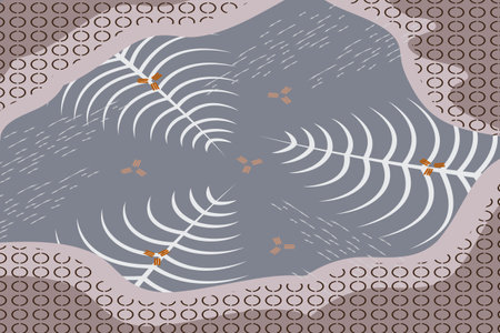 hand drawn minimal abstract backgroundのイラスト素材