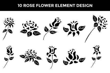 flag banner hand drawn collectionのイラスト素材