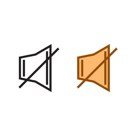 loudspeaker logo icon illustration colorful and outlineのイラスト素材