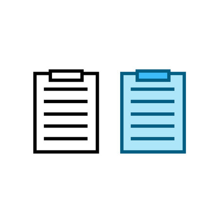 file logo icon illustration colorful and outlineのイラスト素材