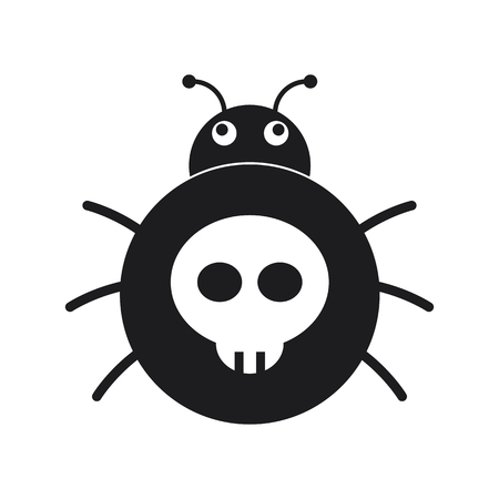 Bug, Computer virus iconのイラスト素材