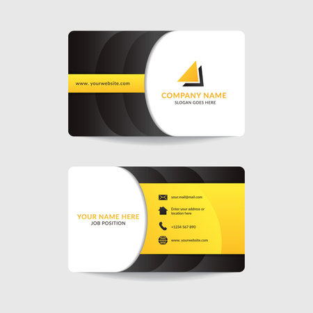 Corporate modern business card templateのイラスト素材