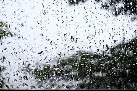 Water Droplet on the glassの写真素材