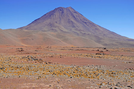 The Barren and Stark Beauty of the Atacama Desert, Chile の写真素材