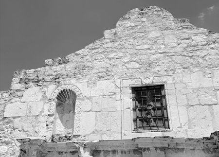 The historic Alamo, San Antonio, Texasの写真素材