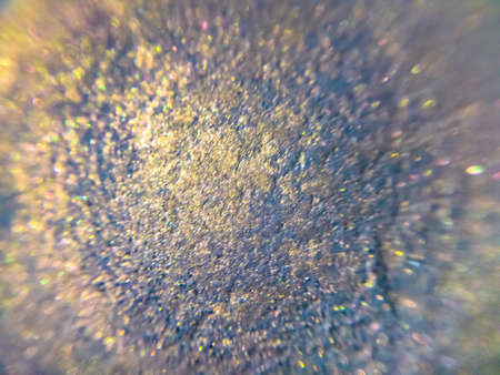 Abstract blue-and-gold shiny backgroundの写真素材