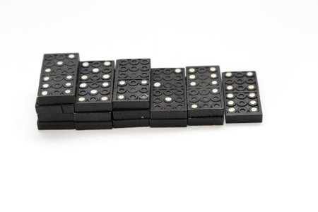 Domino on white 