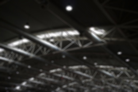 Blurred roof of a building industryの写真素材