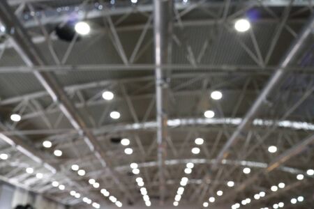 Blurred roof of a building industryの写真素材