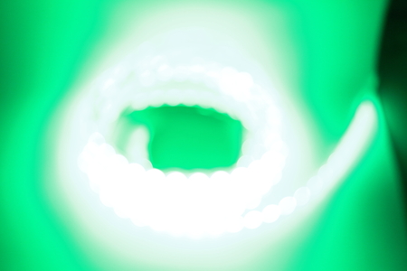 Blurred LED light in different colorsの写真素材