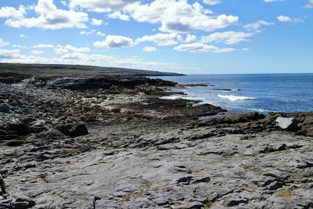 Lunar Landscape of Burren, Irelandの写真素材