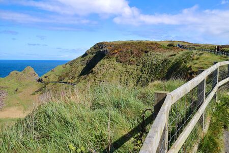 Beautiful Irish cliffs overlooking the seaの写真素材