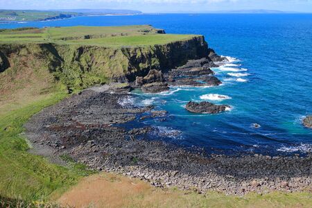 Beautiful Irish cliffs overlooking the seaの写真素材