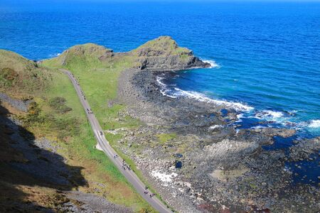 Beautiful Irish cliffs overlooking the seaの写真素材
