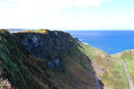 Beautiful Irish cliffs overlooking the seaの写真素材