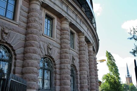 Royal and governmental palaces in Stockholm, the capital of Swedenの写真素材