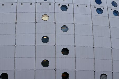 Detail of Ericsson Globe in Stockholm, Swedenの写真素材