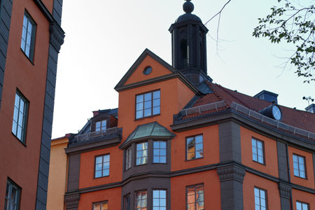 Stockholm, Sweden - 07/08/2019: Stockholm city streetsのeditorial素材