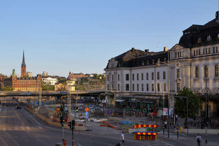 Stockholm, Sweden - 07/08/2019: Stockholm city streetsのeditorial素材
