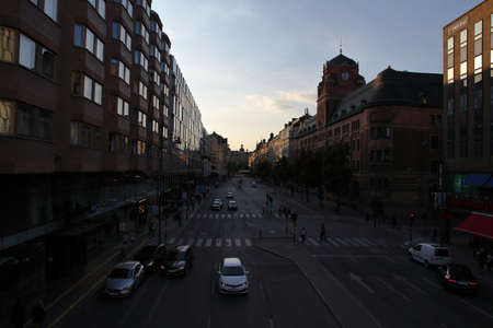Stockholm, Sweden - 07/08/2019: Stockholm city streetsのeditorial素材