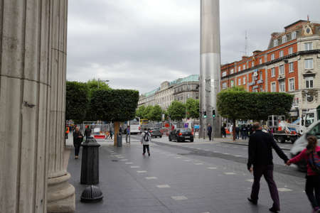 Dublin, Ireland - 06/27/2016: The Dublin city streetsのeditorial素材