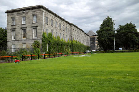 Dublin, Ireland - 06/27/2016: The Trinity College complex in Dublinのeditorial素材