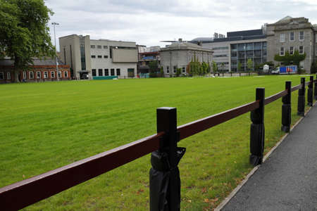 Dublin, Ireland - 06/27/2016: The Trinity College complex in Dublinのeditorial素材