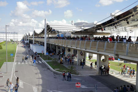 Rome, Italy - 03/10/2015: Romics comic book fair in Romeのeditorial素材