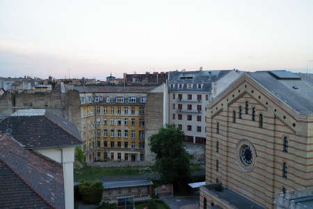 Budapest, Hungary - 10/07/2020: View of the streets of the city of Budapest, Hungaryのeditorial素材