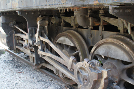 Budapest, Hungary - 10/07/2020: Old trains deposited at the Budapest Train Museum