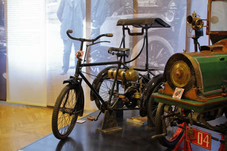 Budapest, Hungary - 10/07/2020: Interior of the Budapest Post Museum, "PostamÃºzeum".のeditorial素材