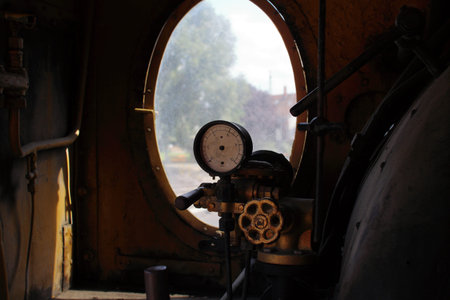 Budapest, Hungary - 10/07/2020: Old trains deposited at the Budapest Train Museum