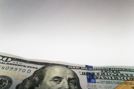 American dollars. Money banknotes. Bill of money dollar bills.の写真素材