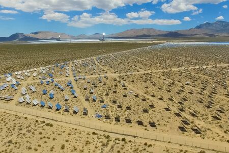 Solar panels. Solar energy An alternative source of energy is solar panels.の写真素材