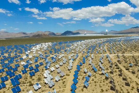 Solar panels. Solar energy An alternative source of energy is solar panels.の写真素材