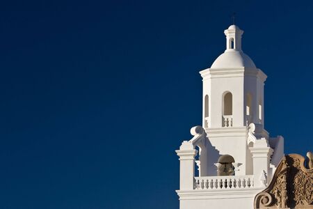 Spanish Mission Bell Towerの写真素材