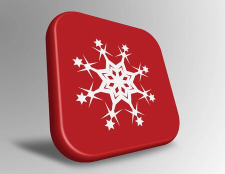 Christmas snowflake iconの写真素材