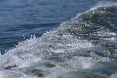 Cresting Lake Water