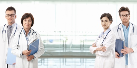 Team of medical professionals, copyspace in center.ï¿½の写真素材