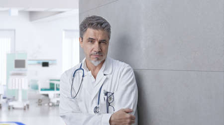 Doctor in hospitalの写真素材