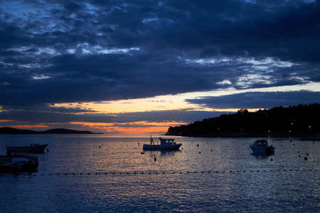 Seascape at sunsetの写真素材