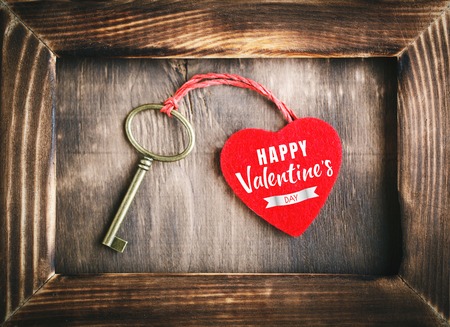 Valentines day card. Mothers day. Selective focus,の写真素材