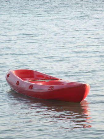 Kayak in the seaの写真素材