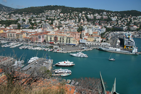 Harbor in Nice - France EUの写真素材