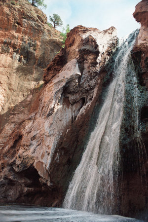 Sources Oum er- Rbia, Aguelmam Azigza National Park, Moroccoの写真素材