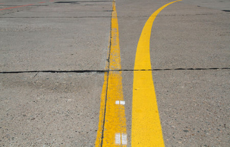 Airport runway.