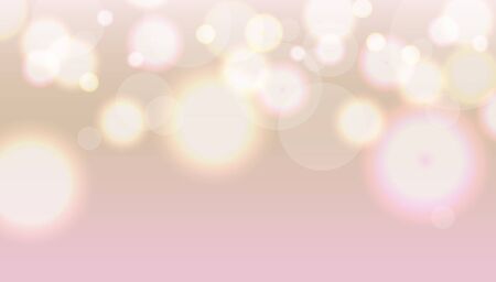 Bokeh soft light pinkのイラスト素材